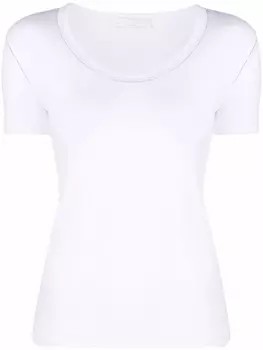 Fabiana Filippi футболка с U-образным вырезом, белый