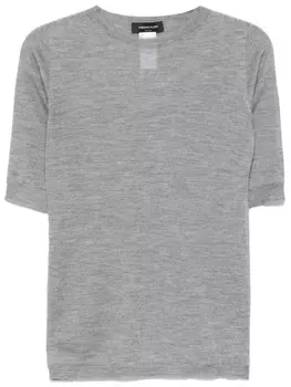 Fabiana Filippi футболка тонкой вязки, серый