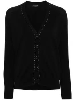 Fabiana Filippi кардиган с пайетками, черный