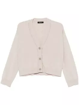 Fabiana Filippi кардиган с пайетками, нейтральный цвет