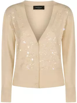 Fabiana Filippi кардиган с пайетками, нейтральный
