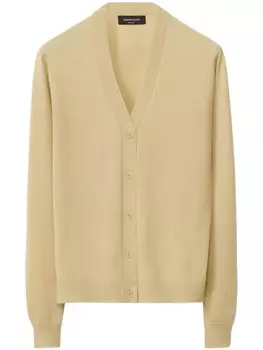 Fabiana Filippi кардиган тонкой вязки, золотой