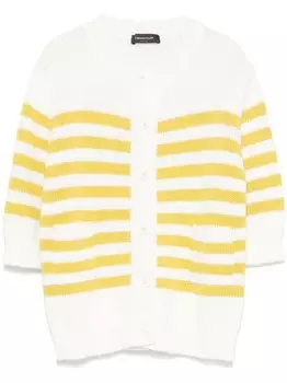 Fabiana Filippi кардиган в полоску, белый