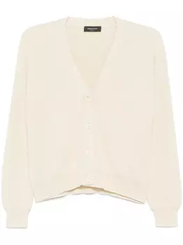 Fabiana Filippi кардиган в рубчик, нейтральный