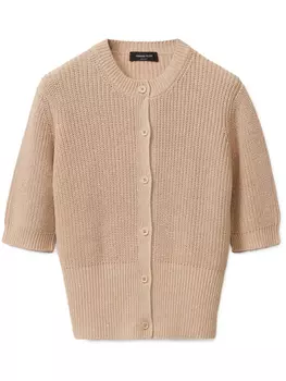 Fabiana Filippi кардиган в рубчик, нейтральный
