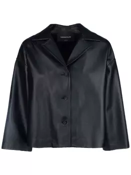 Fabiana Filippi кожаная куртка, черный