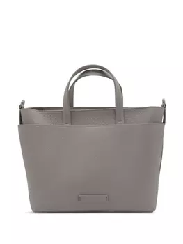 Fabiana Filippi кожаная сумка-тоут, серый