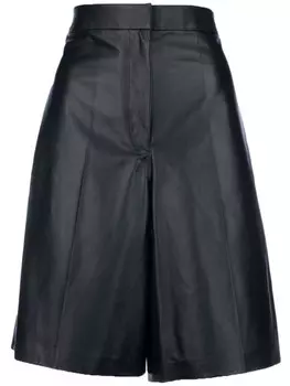 Fabiana Filippi кожаные шорты, черный
