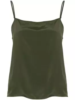 Fabiana Filippi крепдешиновый топ, зеленый