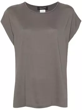 Fabiana Filippi креповая футболка, серый