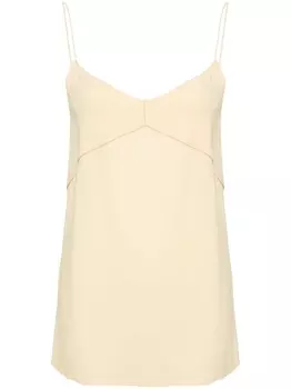 Fabiana Filippi креповый топ с бисером, желтый