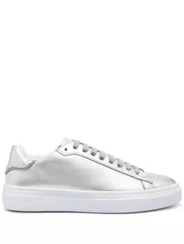 Fabiana Filippi кроссовки с эффектом металлик, серый