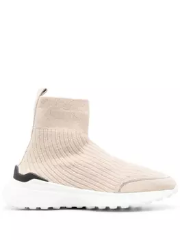 Fabiana Filippi кроссовки с закругленным носком, нейтральный цвет