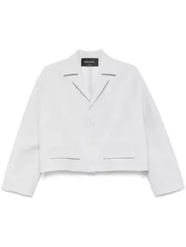 Fabiana Filippi однобортный пиджак, серый