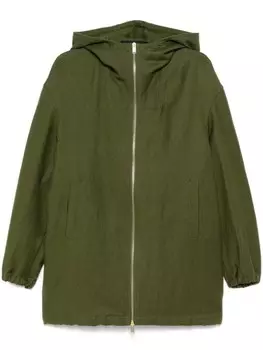 Fabiana Filippi пальто с капюшоном, зеленый