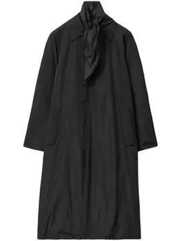 Fabiana Filippi пальто с объемным воротником, синий