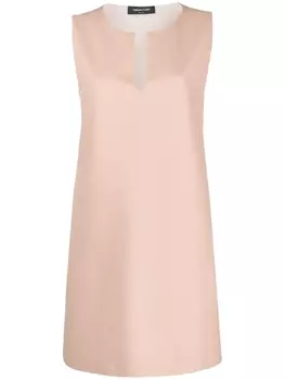 Fabiana Filippi платье А-силуэта без рукавов, нейтральный цвет