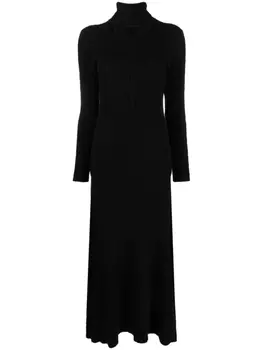 Fabiana Filippi платье макси с вырезами, черный