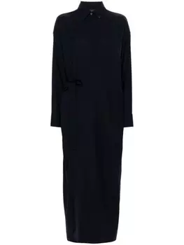 Fabiana Filippi платье макси с запахом, синий