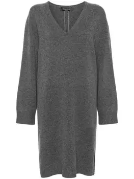 Fabiana Filippi платье миди платинового цвета, серый