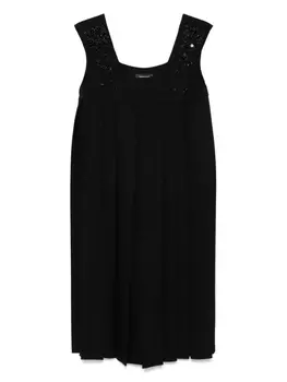 Fabiana Filippi платье миди с пайетками, черный