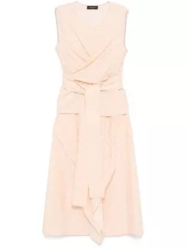 Fabiana Filippi платье миди в горох, розовый