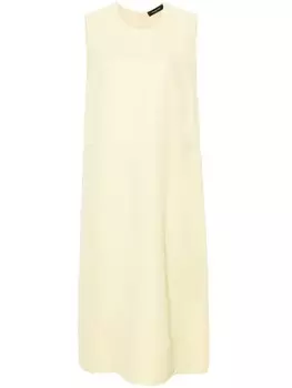 Fabiana Filippi платье-трапеция миди без рукавов, желтый