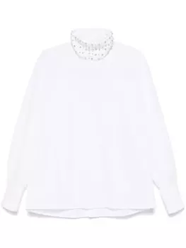 Fabiana Filippi поплиновая рубашка, белый