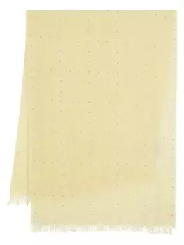 Fabiana Filippi поплиновый шарф с заклепками, желтый