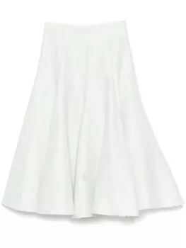 Fabiana Filippi расклешенная юбка миди, зеленый