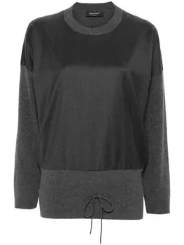 Fabiana Filippi ребристый свитер, серый