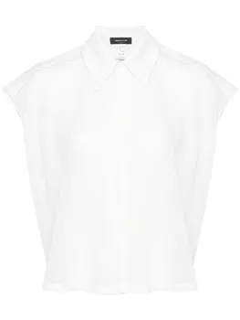 Fabiana Filippi рубашка без рукавов, белый