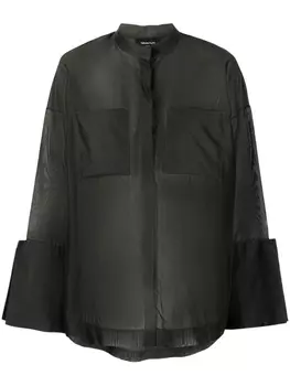 Fabiana Filippi рубашка на пуговицах, зеленый