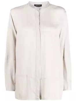 Fabiana Filippi рубашка со стразами, нейтральный цвет