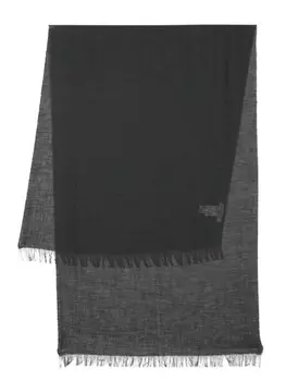 Fabiana Filippi шарф с бахромой, зеленый