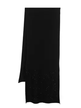 Fabiana Filippi шарф с пайетками, черный
