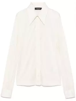 Fabiana Filippi шелковая рубашка, нейтральный цвет