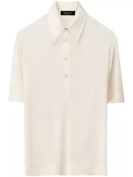 Fabiana Filippi шелковая рубашка поло, нейтральный