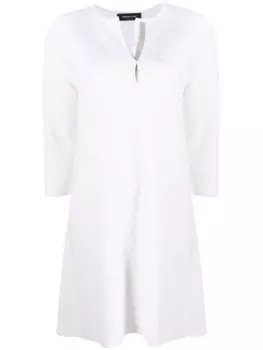 Fabiana Filippi шерстяное платье мини, белый