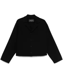 Fabiana Filippi шерстяной блейзер, черный