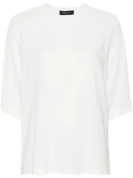 Fabiana Filippi шифоновая футболка, белый