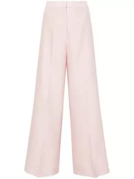 Fabiana Filippi широкие брюки с завышенной талией, розовый