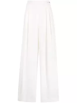 Fabiana Filippi широкие брюки со складками, белый