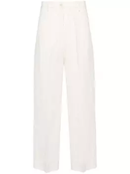 Fabiana Filippi широкие брюки строгого кроя, нейтральный цвет