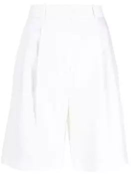 Fabiana Filippi шорты с завышенной талией, белый