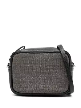 Fabiana Filippi сумка через плечо с кристаллами, черный