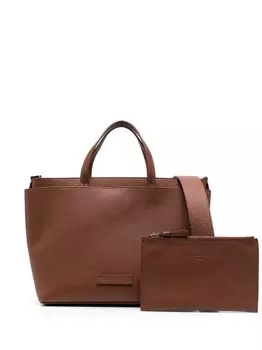 Fabiana Filippi сумка-тоут Inga с заклепками, коричневый