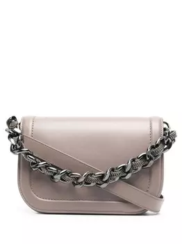 Fabiana Filippi сумка-тоут с логотипом, серый