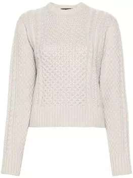 Fabiana Filippi свитер из ламе, нейтральный цвет