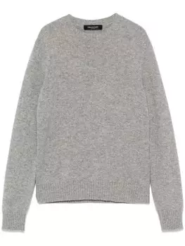 Fabiana Filippi свитер с круглым вырезом, серый